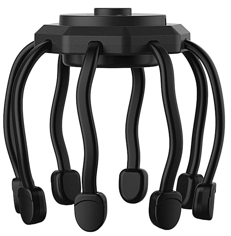 Rechargeable Electric Head and Scalp Massager with Flexible Arms