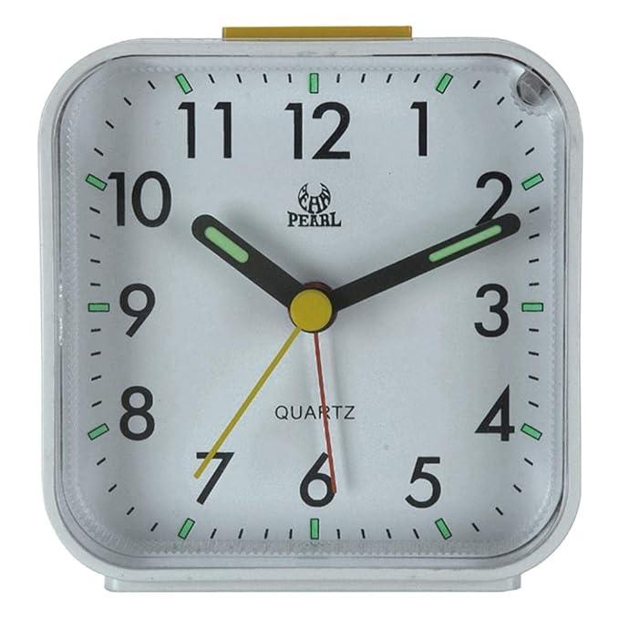 Silent Alarm Clock with Illuminated Dial and Snooze Function for a Peaceful Wake-Up