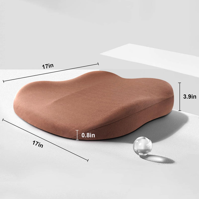 Memory Foam Car Booster Cushion for Support and Improved Visibility