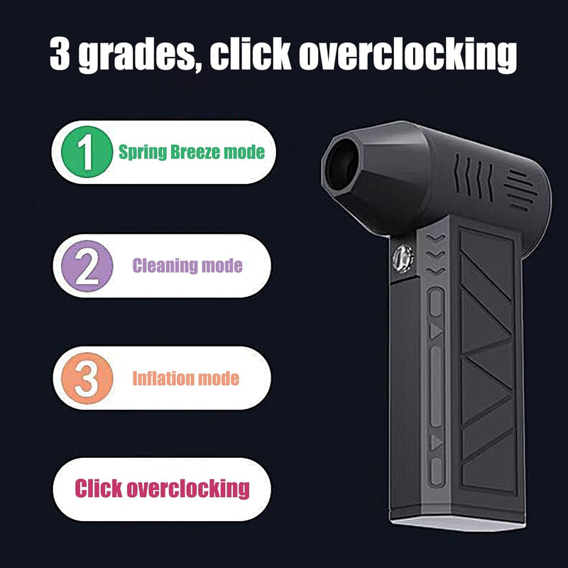 Veyric Rechargeable Turbo Air Blower with 3-Speed Control
