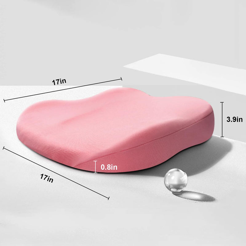 Memory Foam Car Booster Cushion for Support and Improved Visibility