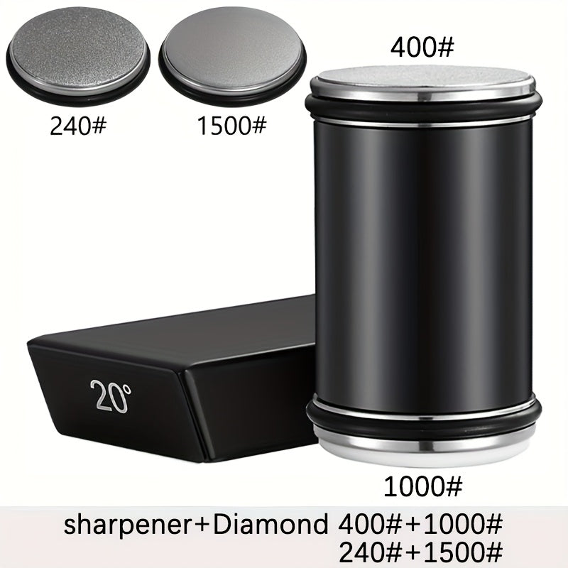 Magnetic Knife Sharpener with Diamond Coating for Kitchen Knives