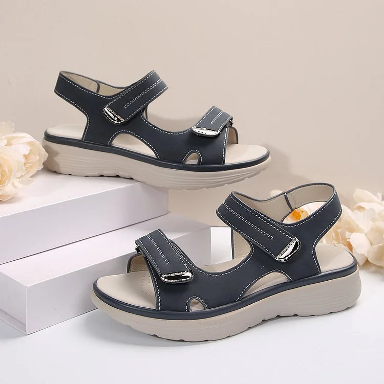 Ladies' Orthopaedic Sandals with Adjustable Straps and Comfortable Sole