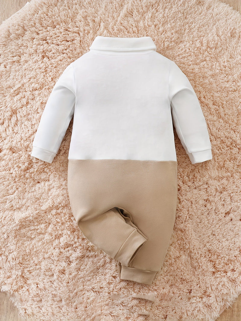 Oliver Gentleman Romper – Chic Baby Romper with Bow Tie