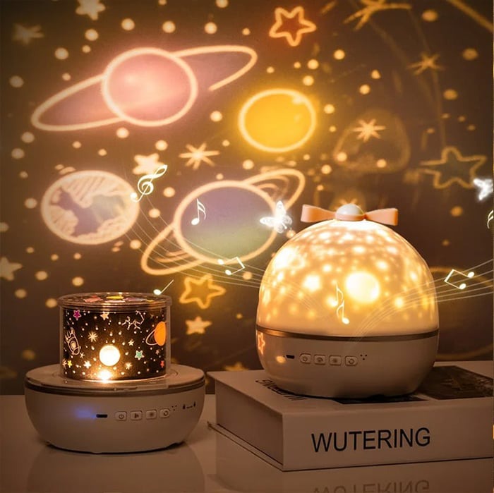 Stars & Galaxy Pattern Projector Night Light