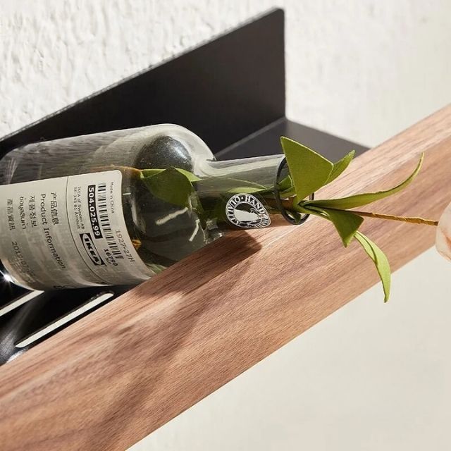 Wooden Bathroom Organiser Without Drilling – Practical and Natural Design