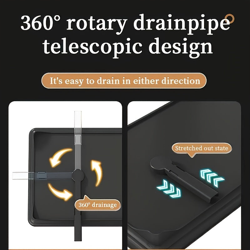 SteelFlow Draining Rack with 2 Layers – Spacious, Practical and Durable