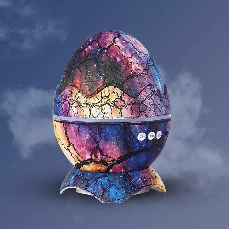 Dinosaur Egg Star Projector Night Light with Bluetooth Speaker