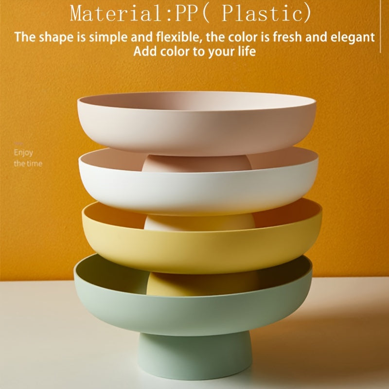 Modern Oval Fruit Bowl with Drainage – Minimalist and Functional Design