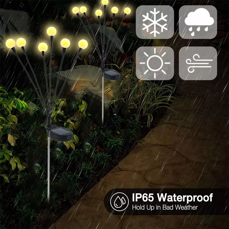 Solar Swaying Firefly Garden Lights