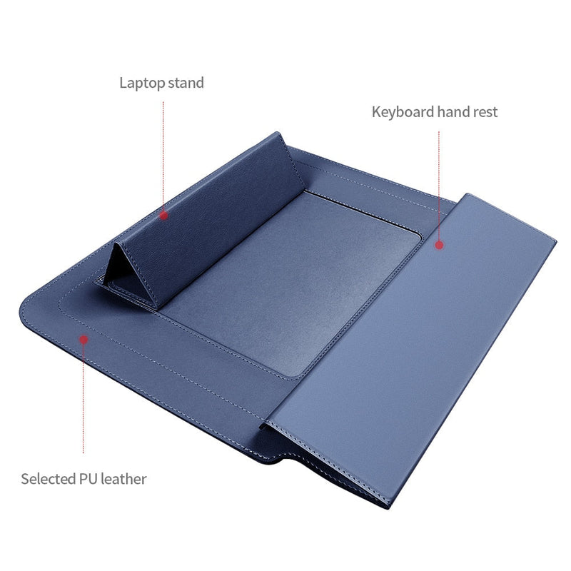 Laptop Sleeve with Built-in Stand – Protective Case for 11–16 inch Laptops