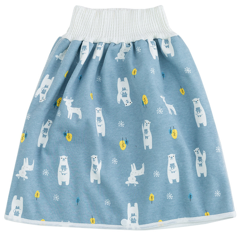 Reusable Toddler Potty-Training Shorts and Skirts with Stretch Waist