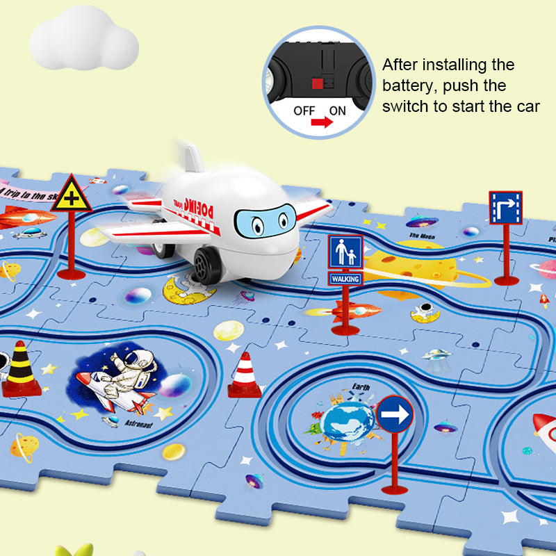 DIY Educational Electric Car Track Set