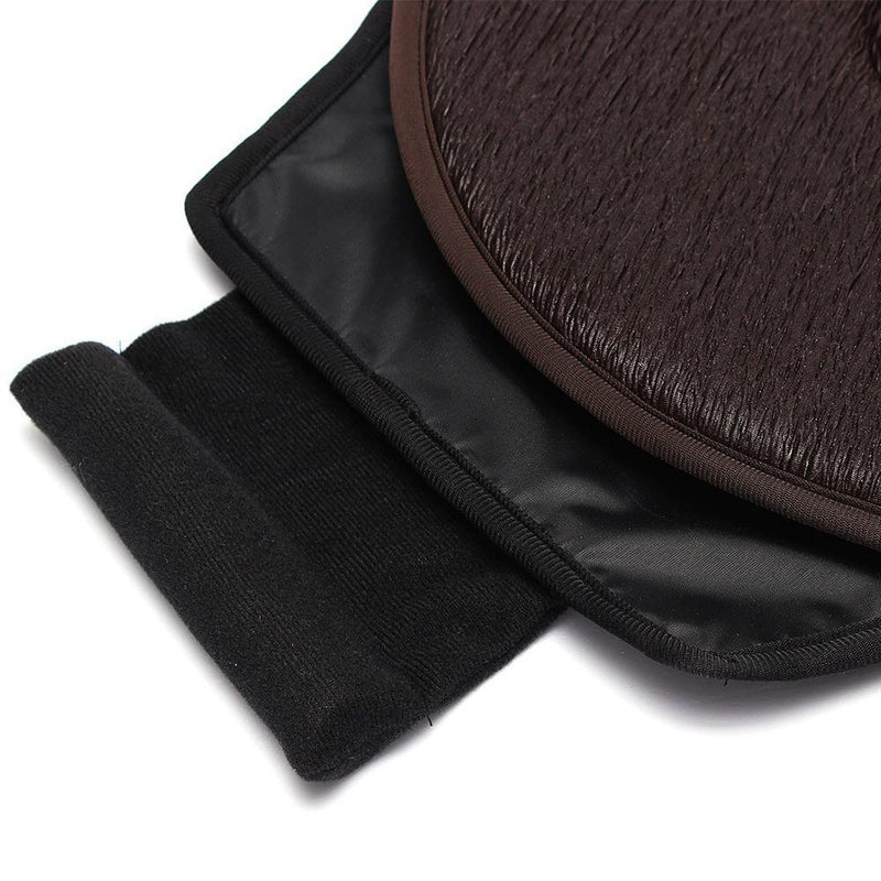 Swivel Seat Cushion with Memory Foam and Non-Slip Base