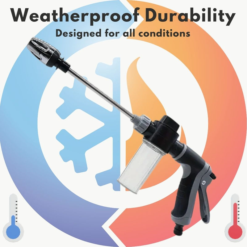 High-Pressure Cleaner for Car Washing, Garden Cleaning and Patio Maintenance