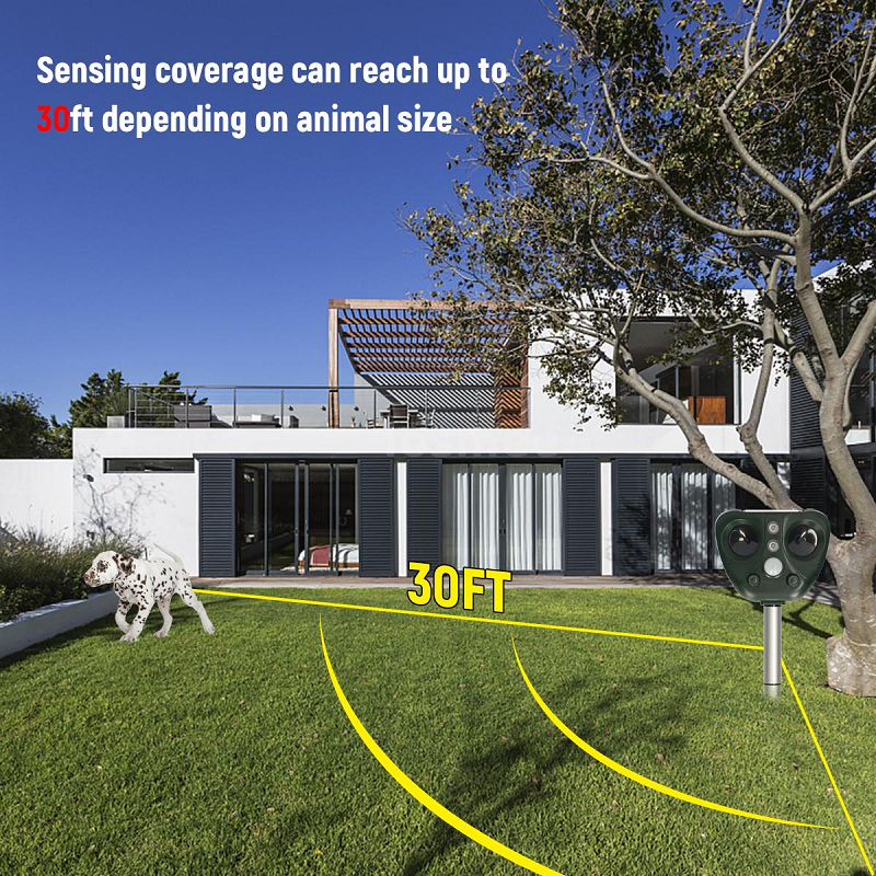 Solar Ultrasonic Bird Repeller – Wireless and Weatherproof for Outdoors