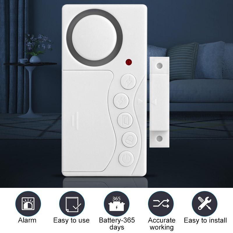 Wireless Door & Window Security Alarm with Magnetic Sensor