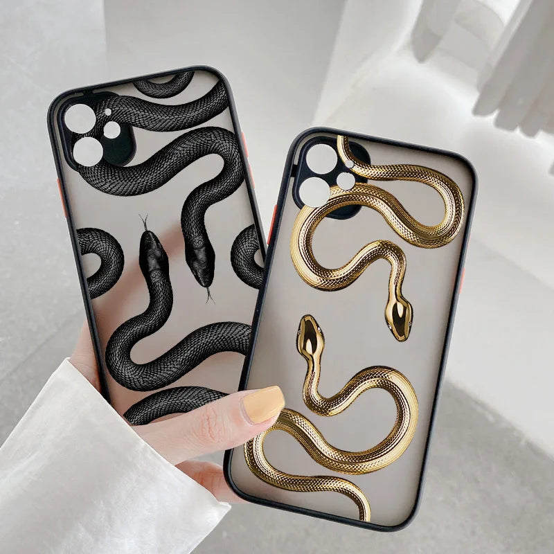 Snake Phone Protector Phone Case with Snake Pattern – Shock Absorbing and Slim Design — Zenido UK