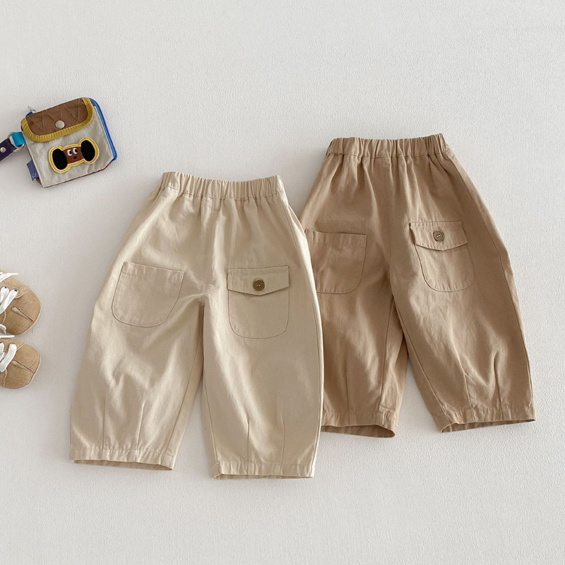 Kids' Cargo Trousers for Toddlers and Children with Comfortable Fit and Pockets