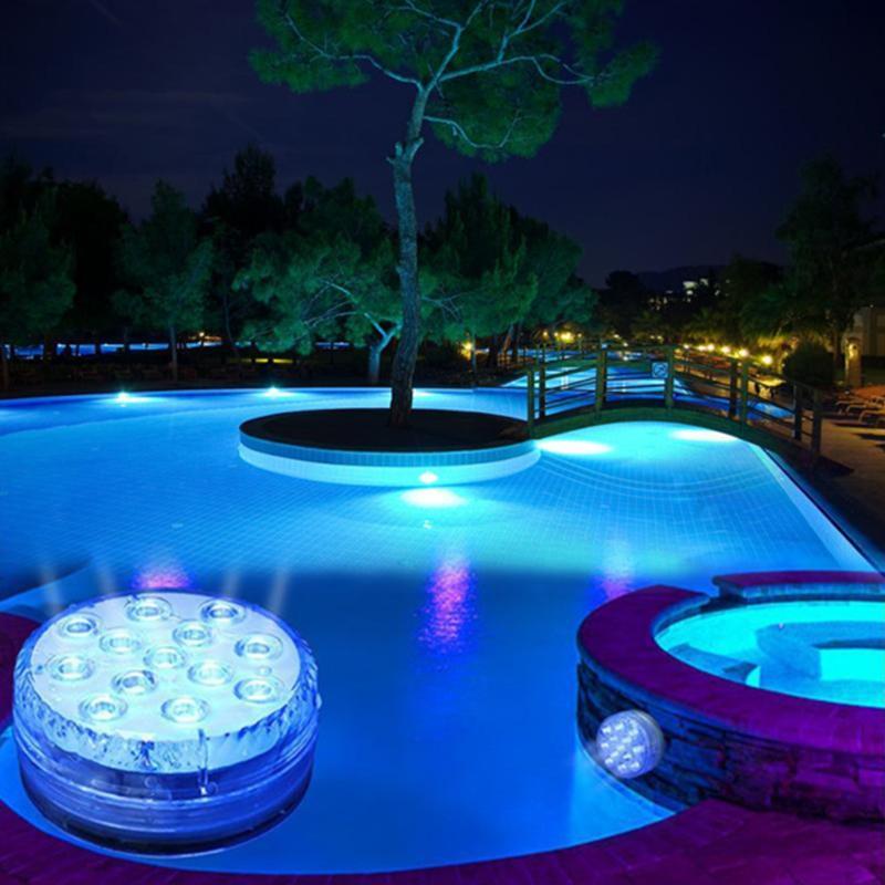 Remote-Controlled RGB Underwater Pool Light