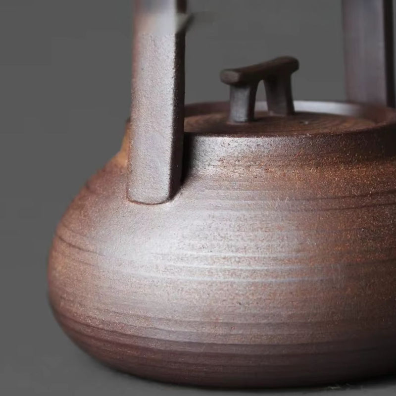 Ceramic Teapot with Warmer for Relaxing Tea Moments at Home