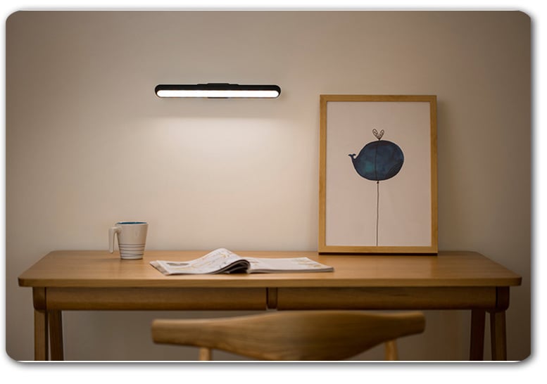 Rechargeable Magnetic LED Wall Light with Touch Dimming