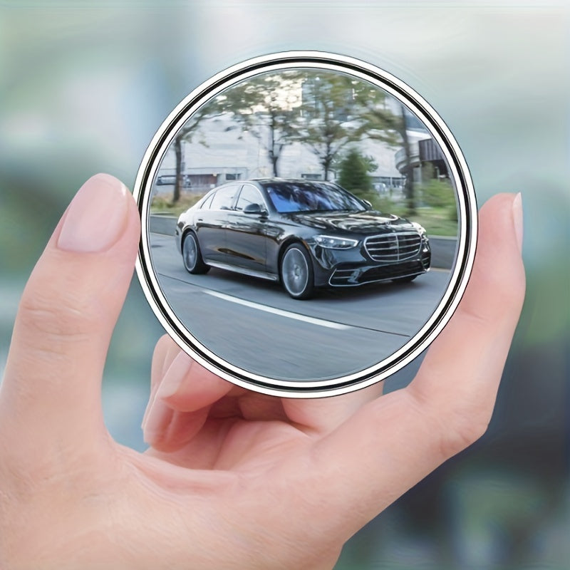 Auto Blind Spot Mirrors with Wide Angle Lens and 360° Adjustable Design