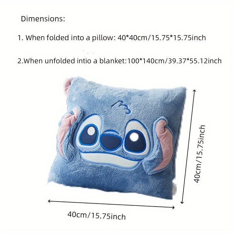 Stitch Cushion-Blanket in One - For Comfort and Coziness in One