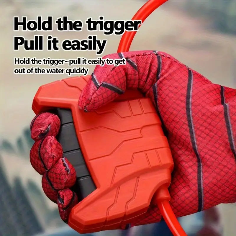 Water Spray Gloves for Children with Web Pattern and Playful Water Action