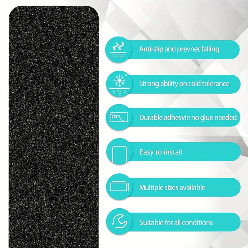 Rubber Anti-Slip Tread Strips – Extra Grip for Stairs and Driveways