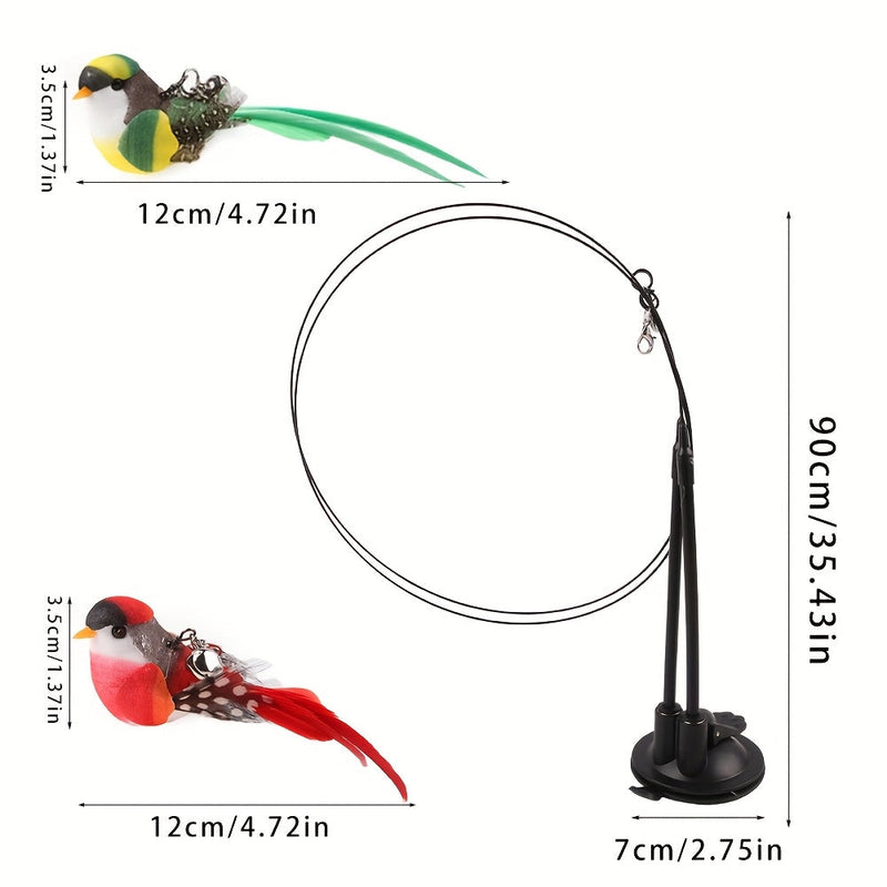 Interactive Cat Toy with Suction Cup – Ultimate Play Fun for Your Cat
