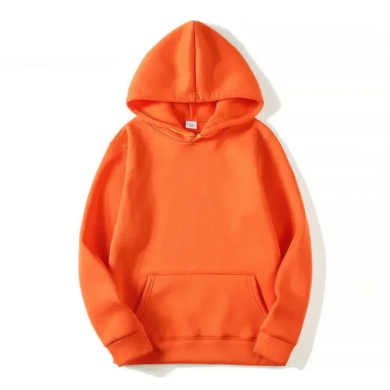 Comfortable Unisex Hoodie with Warm Lining and Relaxed Fit