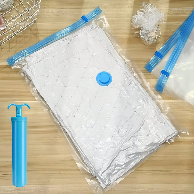 Set of Extra Large Vacuum Storage Bags – Reusable, Waterproof, and Space-Saving