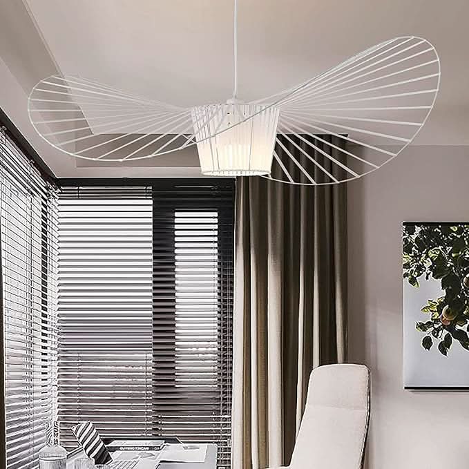 Design Pendant Lamp with Wave Structure and Adjustable Cable