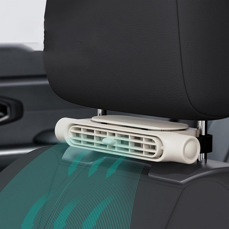 Averic Dual USB Car Cooling Fans with 3-Speed Control