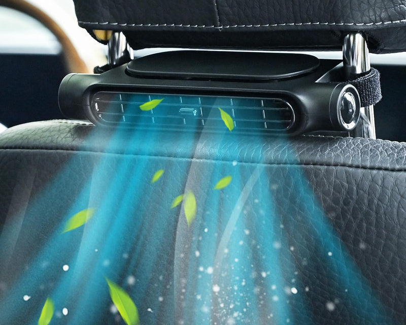 Averic Dual USB Car Cooling Fans with 3-Speed Control