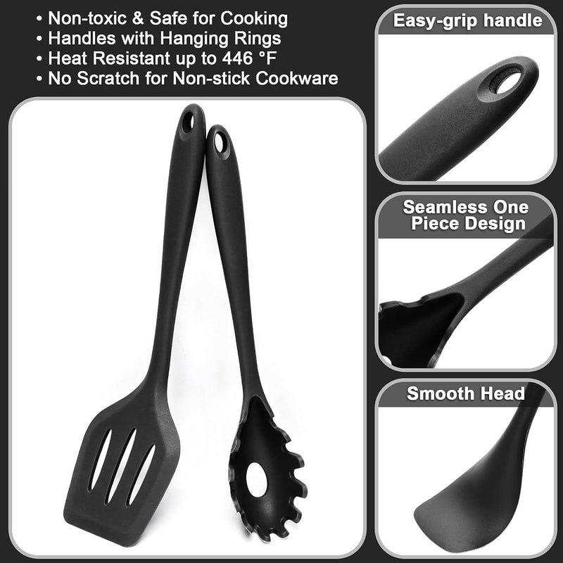 CulinaPro Silicone Utensil Set – 15-Piece Heat-Resistant Cooking Tools