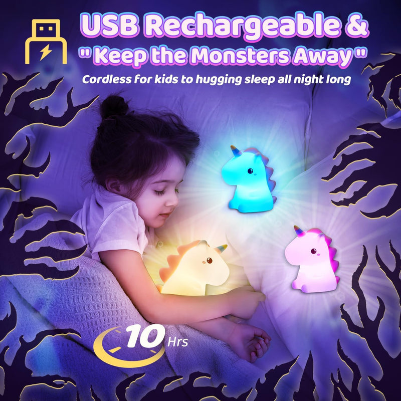 Unicorn Night Light with Soft Glow for a Soothing and Magical Atmosphere in Children's Room