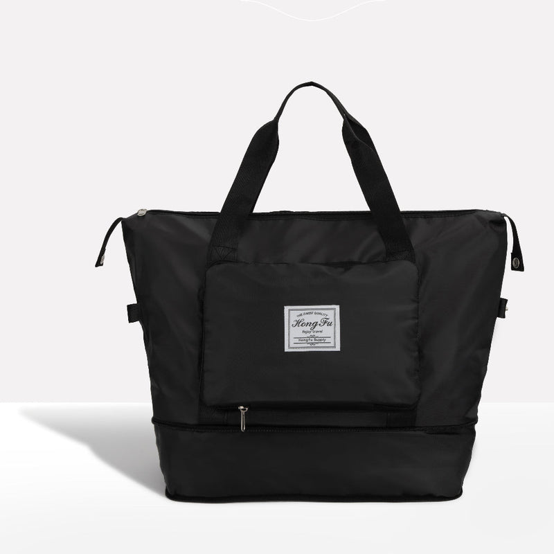 Foldable Lightweight Nylon Travel Bag with Shoulder Straps
