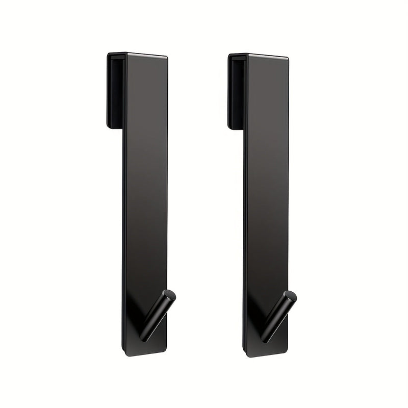 Modern Steel Glass Door Hooks Set – Stylish, Silent and Practical