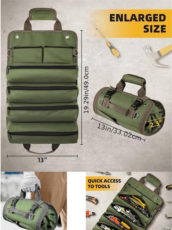 Foldable Multi-Compartment Tool Bag