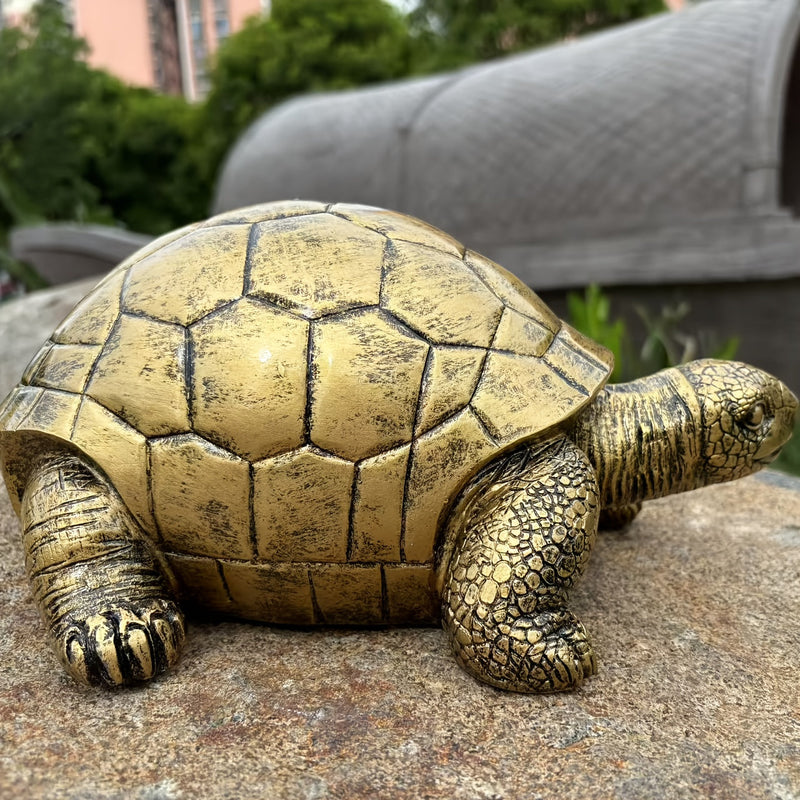Decorative Turtle Garden Statue Made of Resin for Garden, Terrace or Outdoor Space