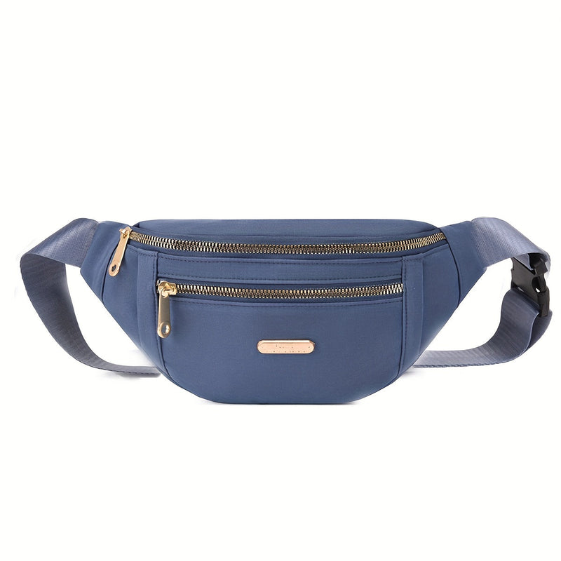 Lightweight Bum Bag for Women with Multiple Zipper Pockets and Adjustable Strap