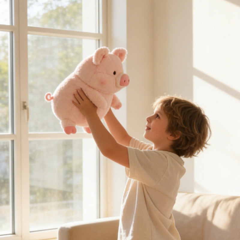 Soft Plush Piglet Cuddle Toy for Babies, Children, and Cuddle Moments