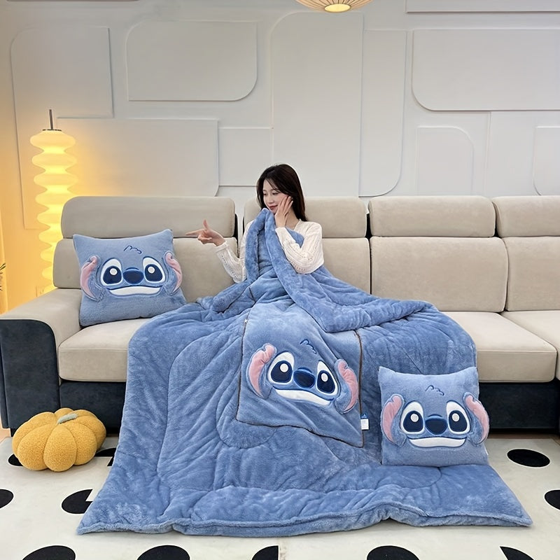 Stitch Cushion-Blanket in One - For Comfort and Coziness in One