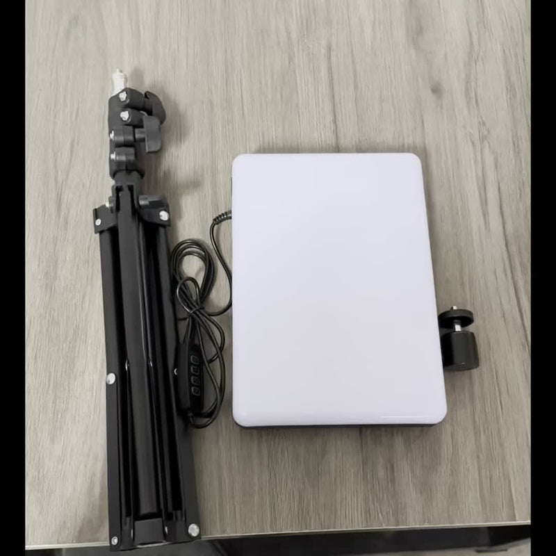 Adjustable Light Stand and Lamp – Ideal for Photography, Studio Setups, and Video Recording