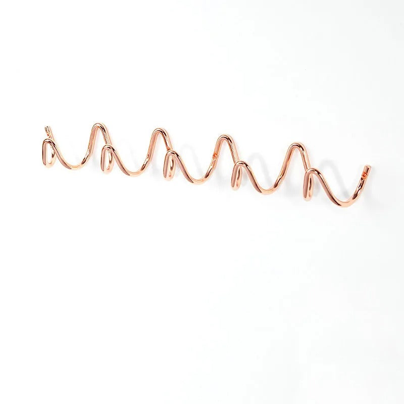 Modern Wavy Wall Coat Rack – Stylish Wall Coat Rack with Multiple Hooks
