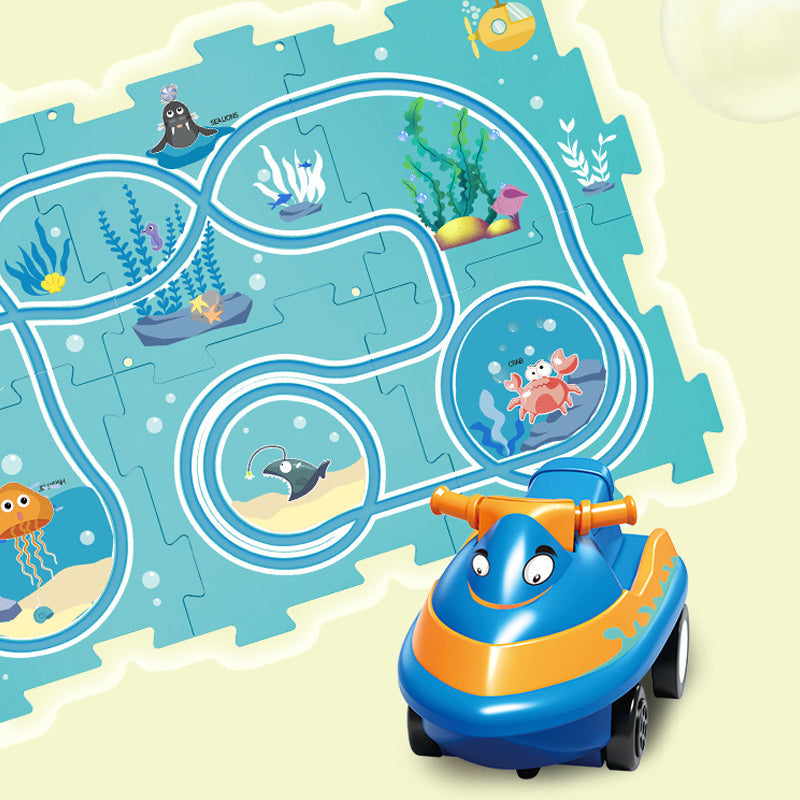 DIY Educational Electric Car Track Set