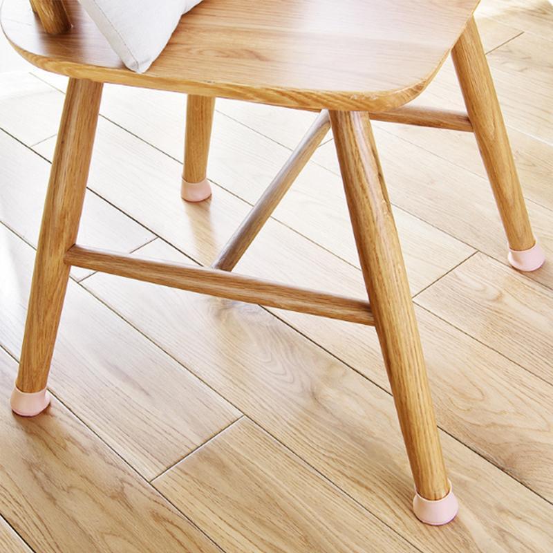 FlexiGrip Pro – Transparent Silicone Chair Leg Covers with Anti-Slip Felt Base