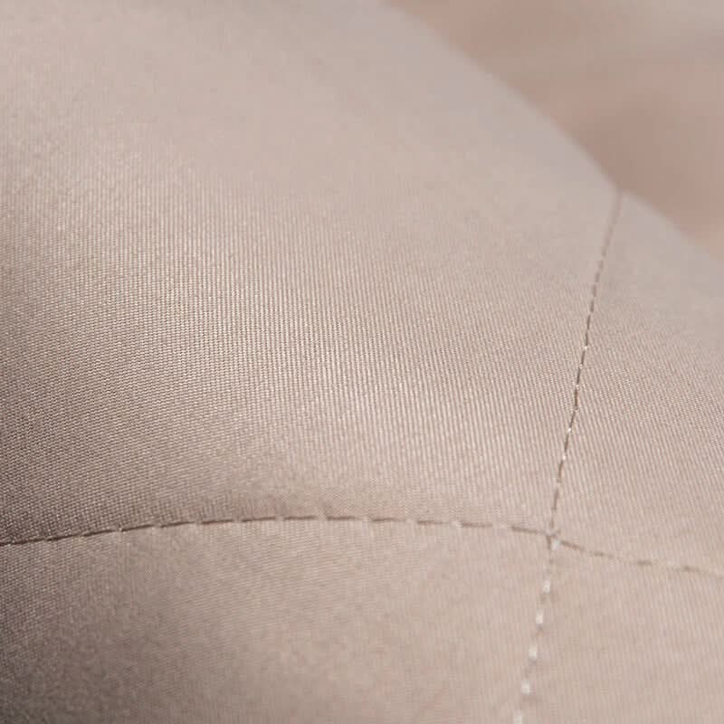Waterproof Rear Seat Cover for Dogs with Anti-Slip and Quilted Pattern